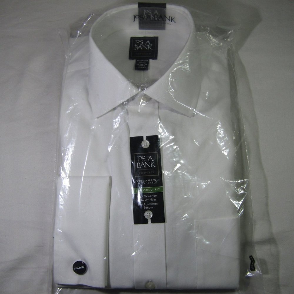 White - Jos. A. BANK Dress Shirt